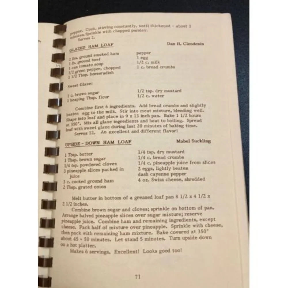 South Hill Interfaith Ministry Pittsburgh Recipe‎ Cookbook 1985 Jewish Christian